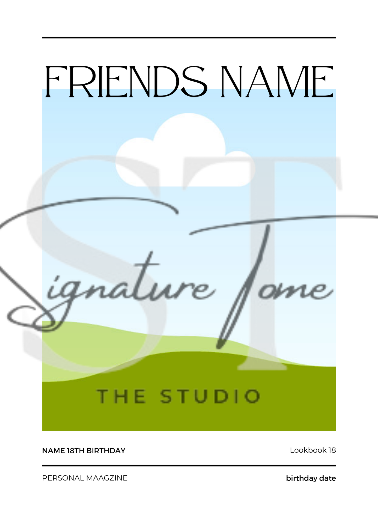 Bestfriend's Birthday TEMPLATE