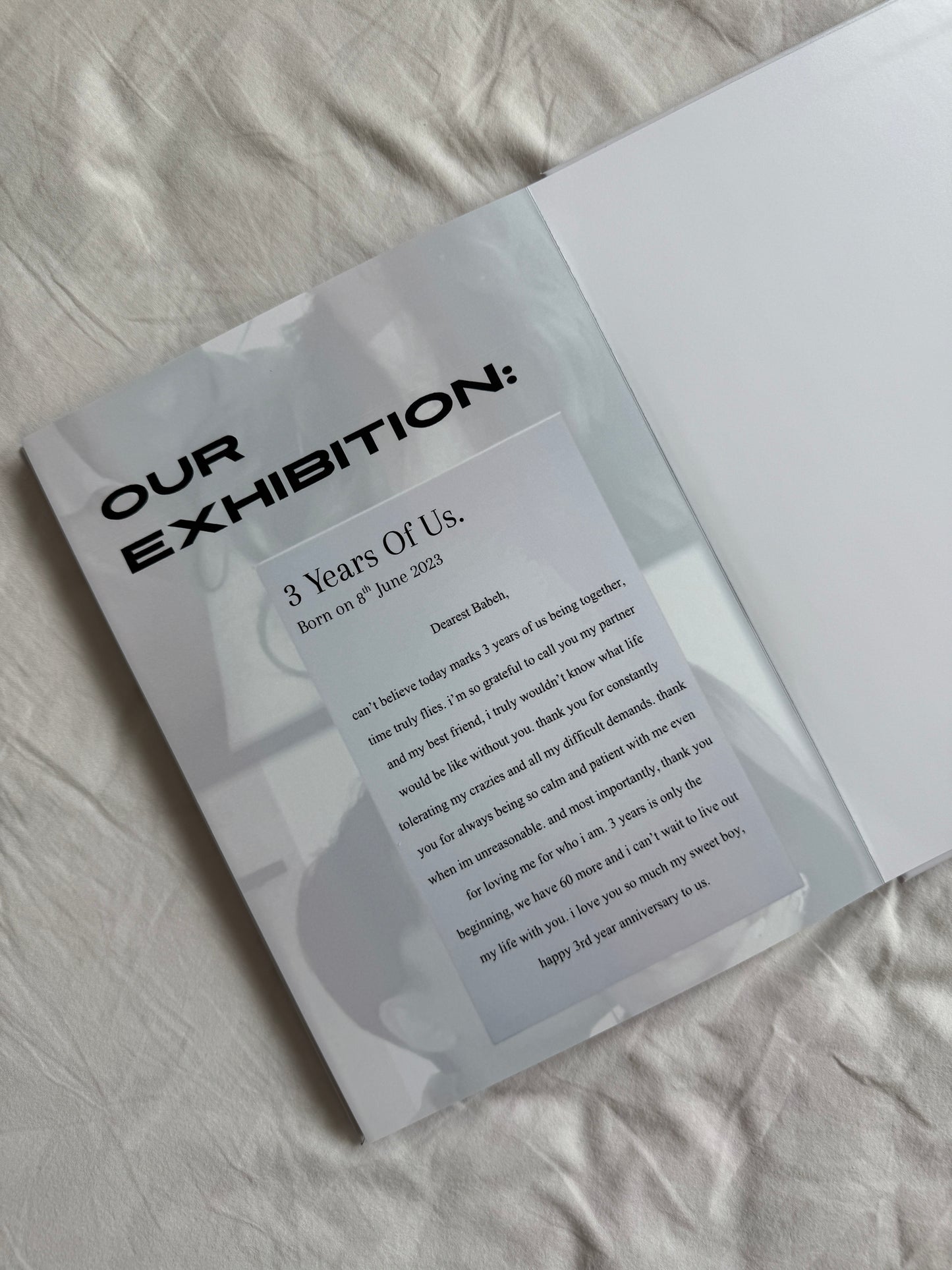 3rd Anniversary Couple TEMPLATE (30 pages)